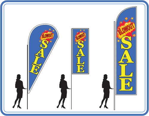 Sale flags great - sale, shops